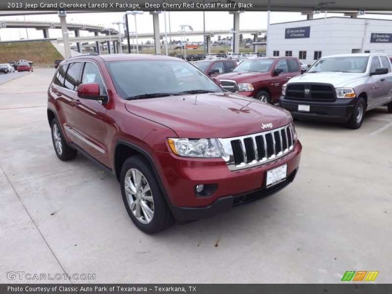 Deep Cherry Red Crystal Pearl / Black 2013 Jeep Grand Cherokee Laredo X Package