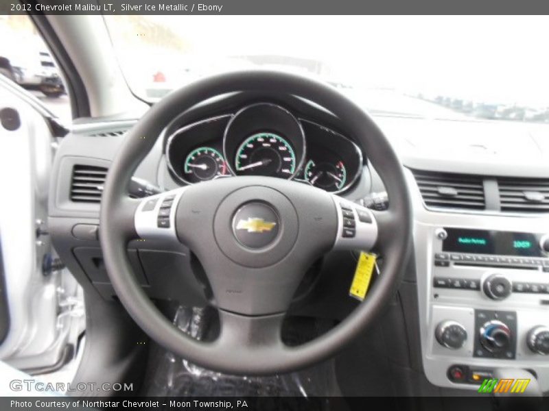 Silver Ice Metallic / Ebony 2012 Chevrolet Malibu LT