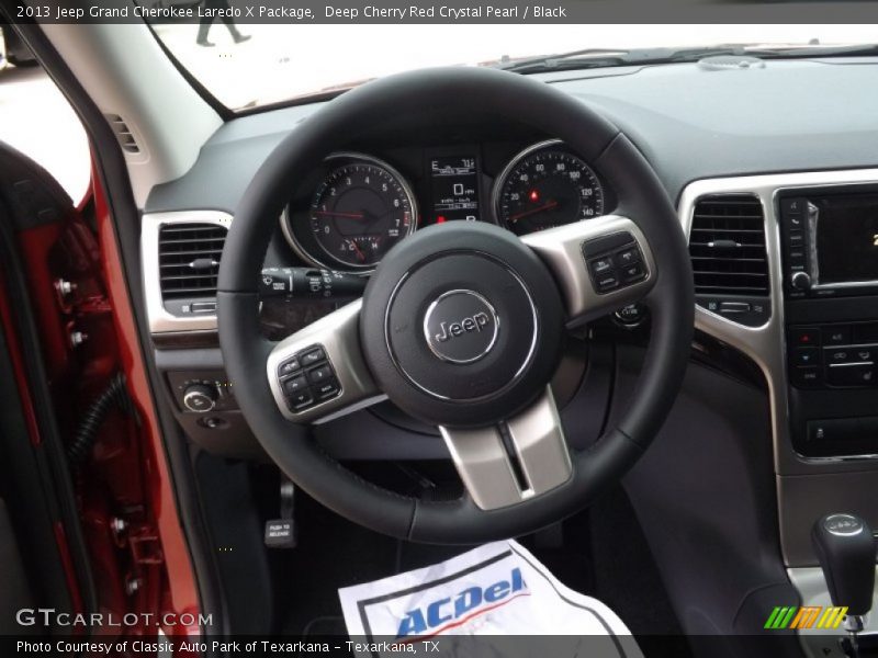 Deep Cherry Red Crystal Pearl / Black 2013 Jeep Grand Cherokee Laredo X Package