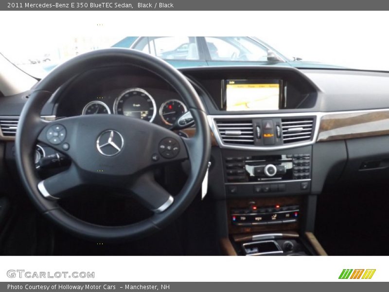 Black / Black 2011 Mercedes-Benz E 350 BlueTEC Sedan