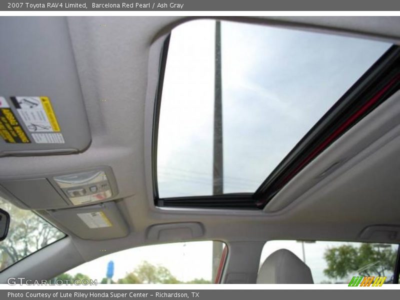 Barcelona Red Pearl / Ash Gray 2007 Toyota RAV4 Limited