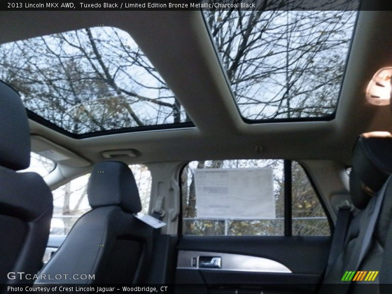 Tuxedo Black / Limited Edition Bronze Metallic/Charcoal Black 2013 Lincoln MKX AWD