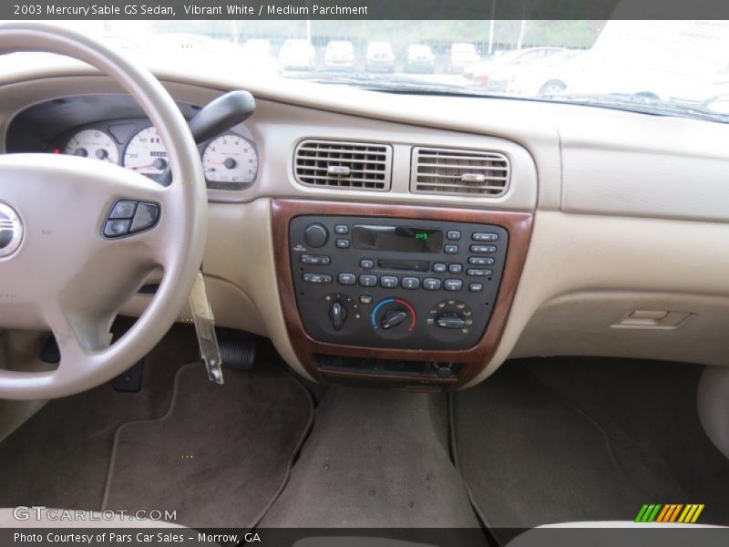 Vibrant White / Medium Parchment 2003 Mercury Sable GS Sedan