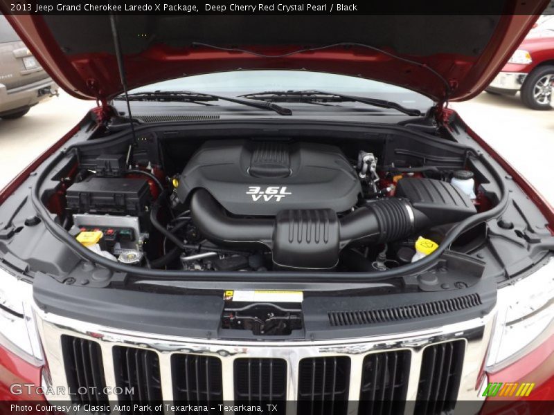 Deep Cherry Red Crystal Pearl / Black 2013 Jeep Grand Cherokee Laredo X Package
