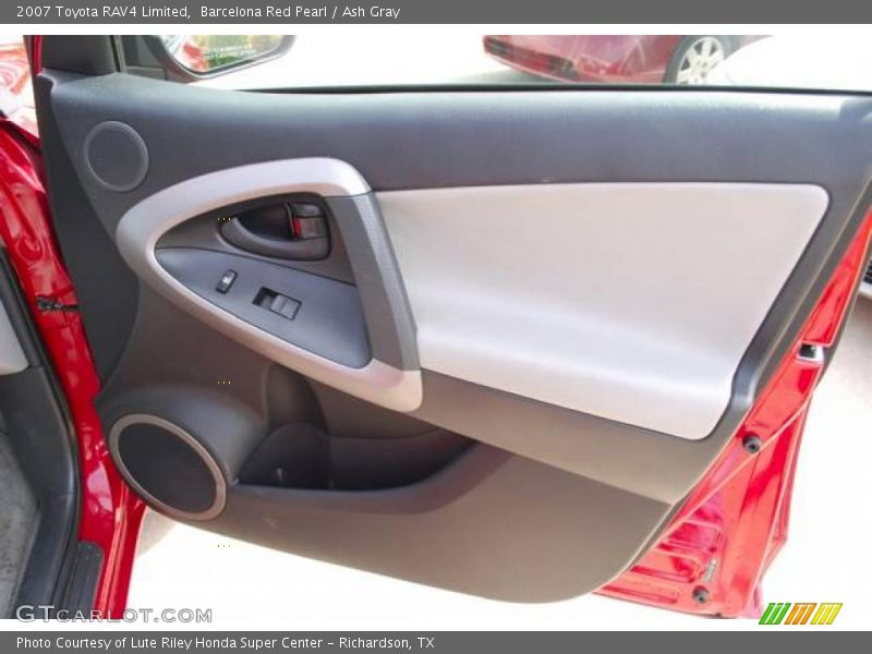 Barcelona Red Pearl / Ash Gray 2007 Toyota RAV4 Limited