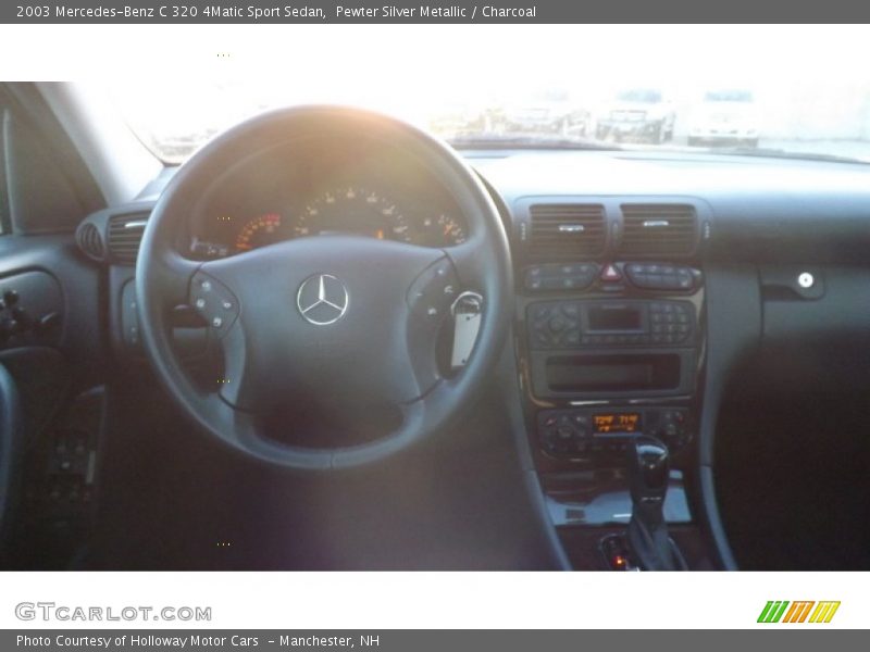 Pewter Silver Metallic / Charcoal 2003 Mercedes-Benz C 320 4Matic Sport Sedan