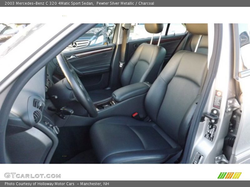 Pewter Silver Metallic / Charcoal 2003 Mercedes-Benz C 320 4Matic Sport Sedan