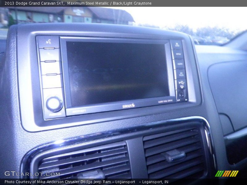Maximum Steel Metallic / Black/Light Graystone 2013 Dodge Grand Caravan SXT