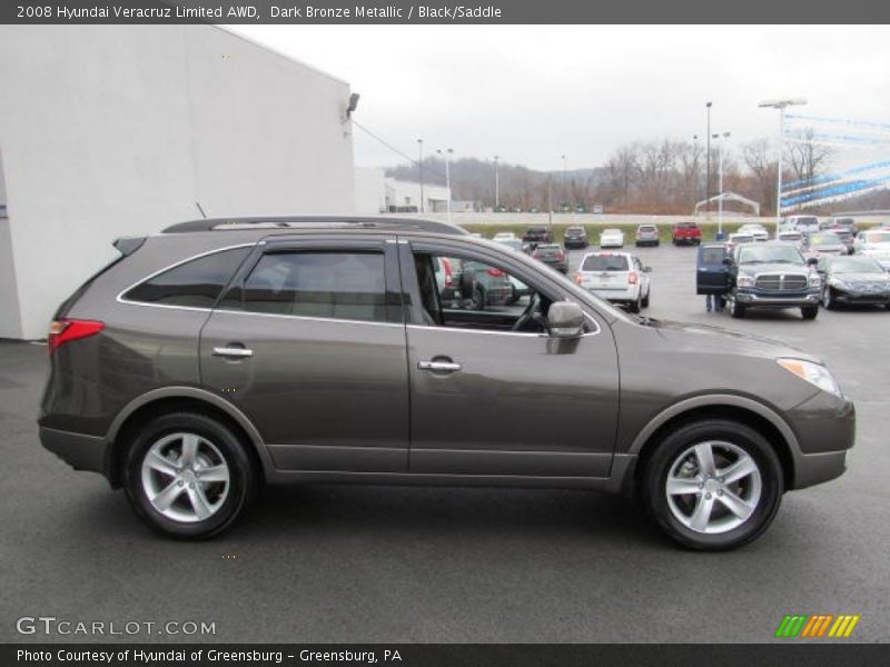 Dark Bronze Metallic / Black/Saddle 2008 Hyundai Veracruz Limited AWD