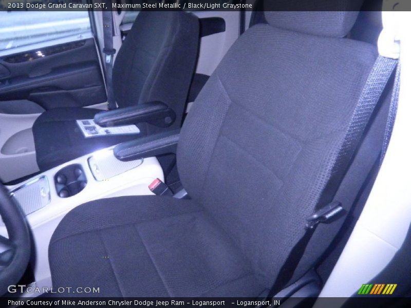 Maximum Steel Metallic / Black/Light Graystone 2013 Dodge Grand Caravan SXT