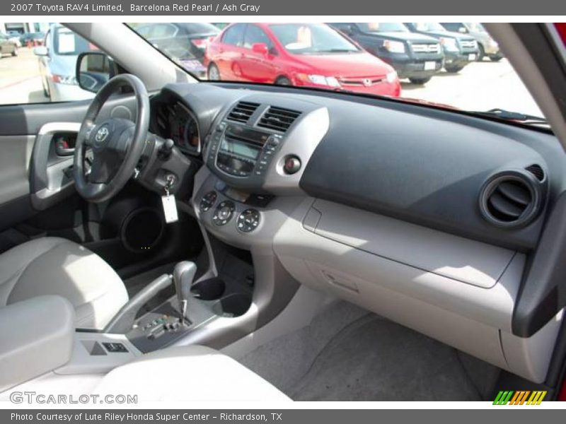 Barcelona Red Pearl / Ash Gray 2007 Toyota RAV4 Limited
