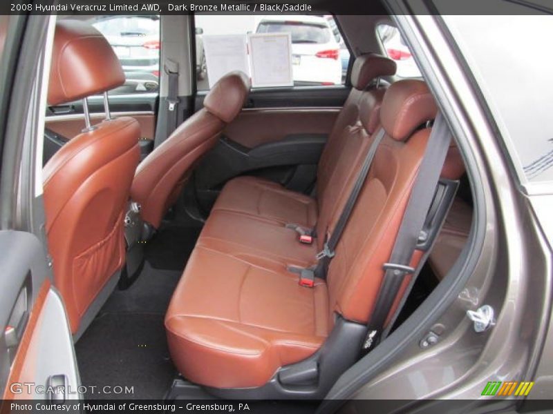 Dark Bronze Metallic / Black/Saddle 2008 Hyundai Veracruz Limited AWD