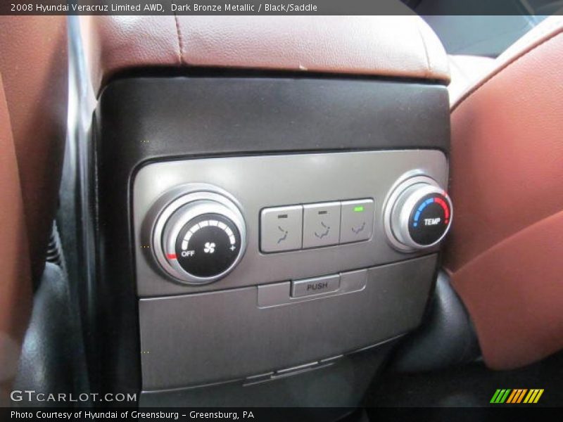 Dark Bronze Metallic / Black/Saddle 2008 Hyundai Veracruz Limited AWD