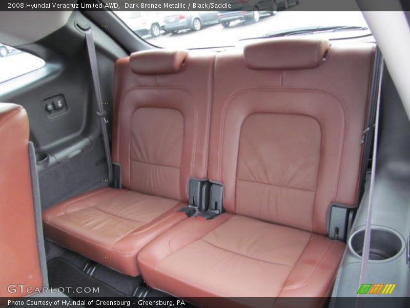 Dark Bronze Metallic / Black/Saddle 2008 Hyundai Veracruz Limited AWD