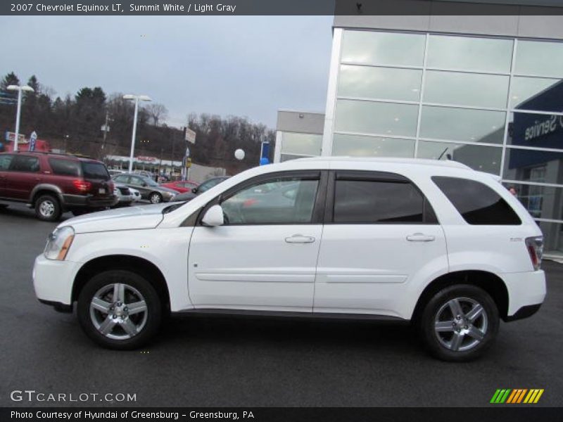 Summit White / Light Gray 2007 Chevrolet Equinox LT