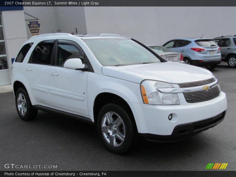 Summit White / Light Gray 2007 Chevrolet Equinox LT