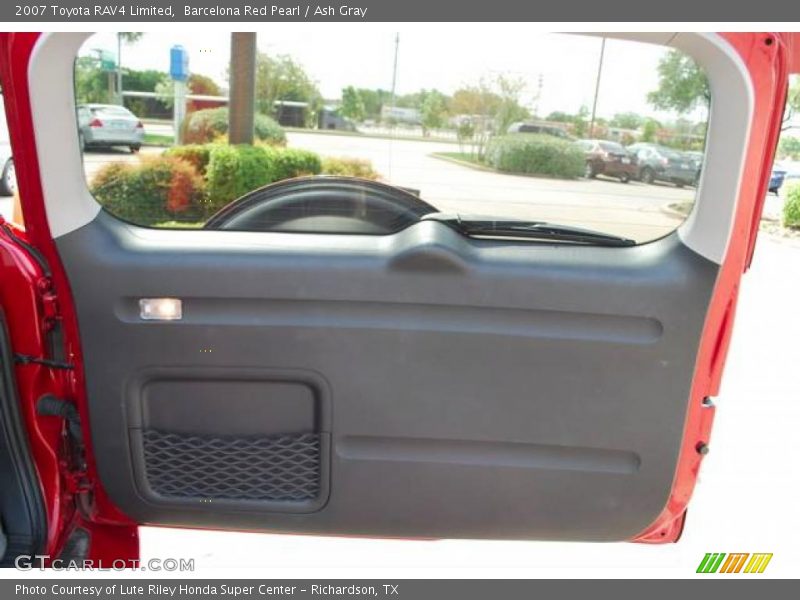 Barcelona Red Pearl / Ash Gray 2007 Toyota RAV4 Limited