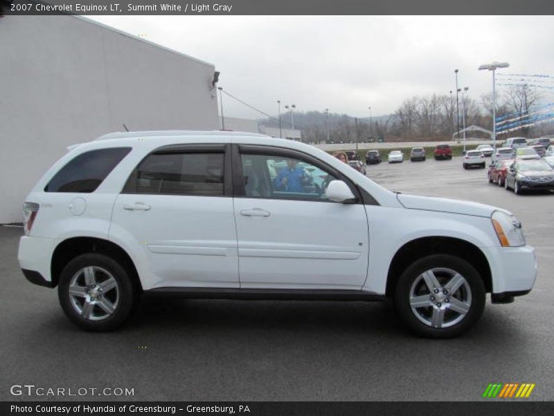 Summit White / Light Gray 2007 Chevrolet Equinox LT