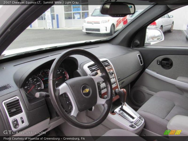 Summit White / Light Gray 2007 Chevrolet Equinox LT