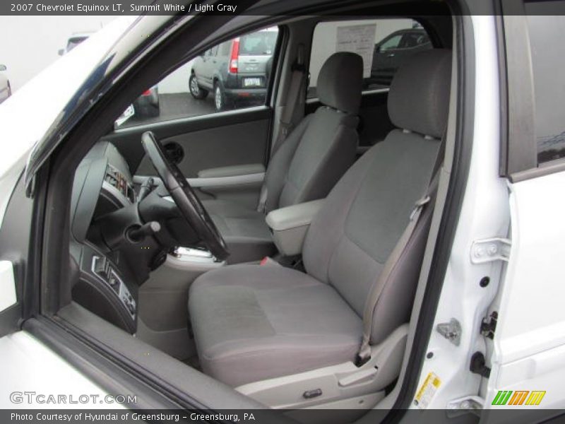 Summit White / Light Gray 2007 Chevrolet Equinox LT