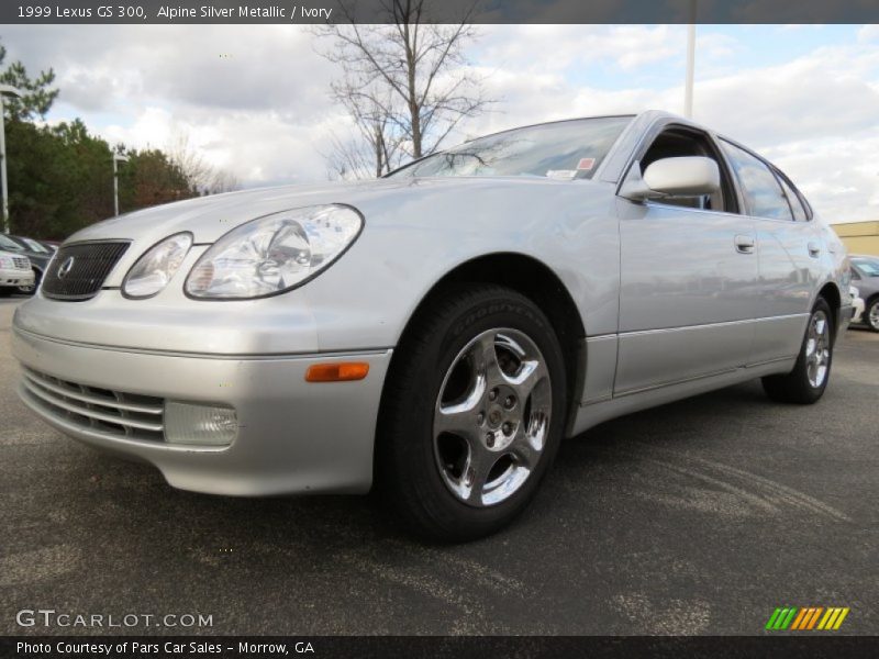 Alpine Silver Metallic / Ivory 1999 Lexus GS 300
