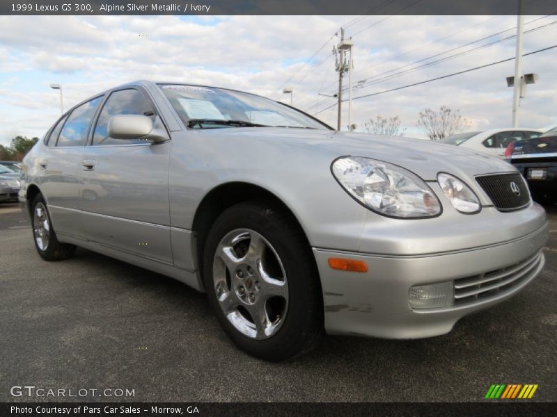 Alpine Silver Metallic / Ivory 1999 Lexus GS 300