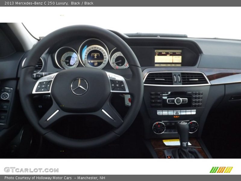 Black / Black 2013 Mercedes-Benz C 250 Luxury