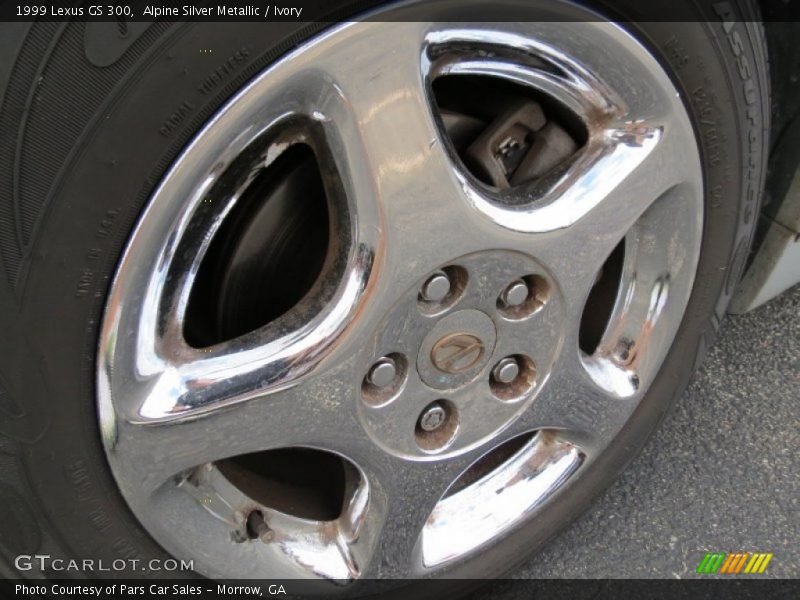Alpine Silver Metallic / Ivory 1999 Lexus GS 300