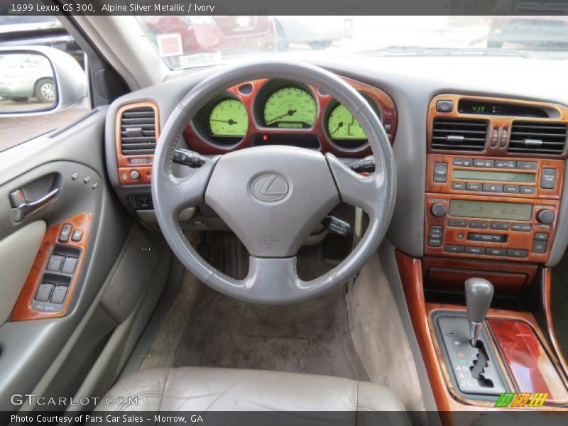 Alpine Silver Metallic / Ivory 1999 Lexus GS 300