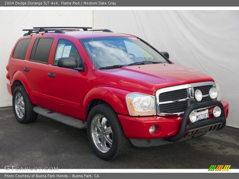 Flame Red / Medium Slate Gray 2004 Dodge Durango SLT 4x4