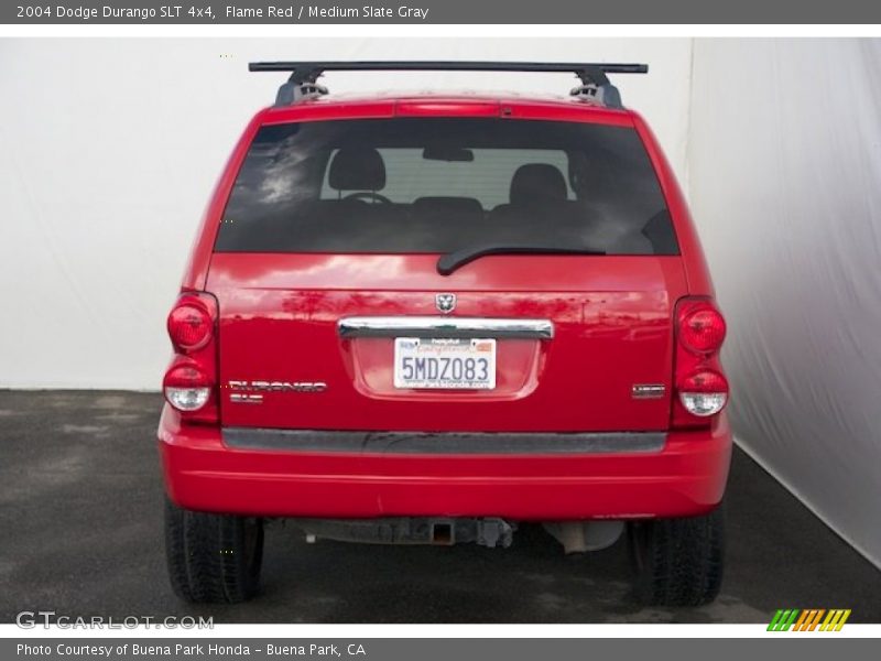 Flame Red / Medium Slate Gray 2004 Dodge Durango SLT 4x4