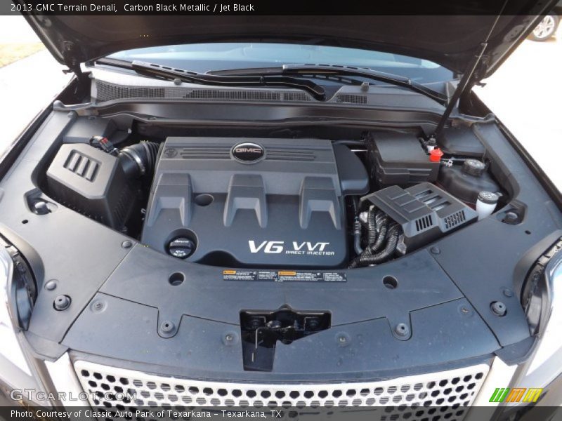 Carbon Black Metallic / Jet Black 2013 GMC Terrain Denali