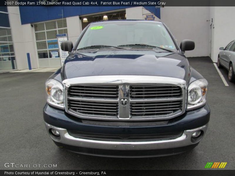 Patriot Blue Pearl / Medium Slate Gray 2007 Dodge Ram 1500 Thunder Road Quad Cab 4x4