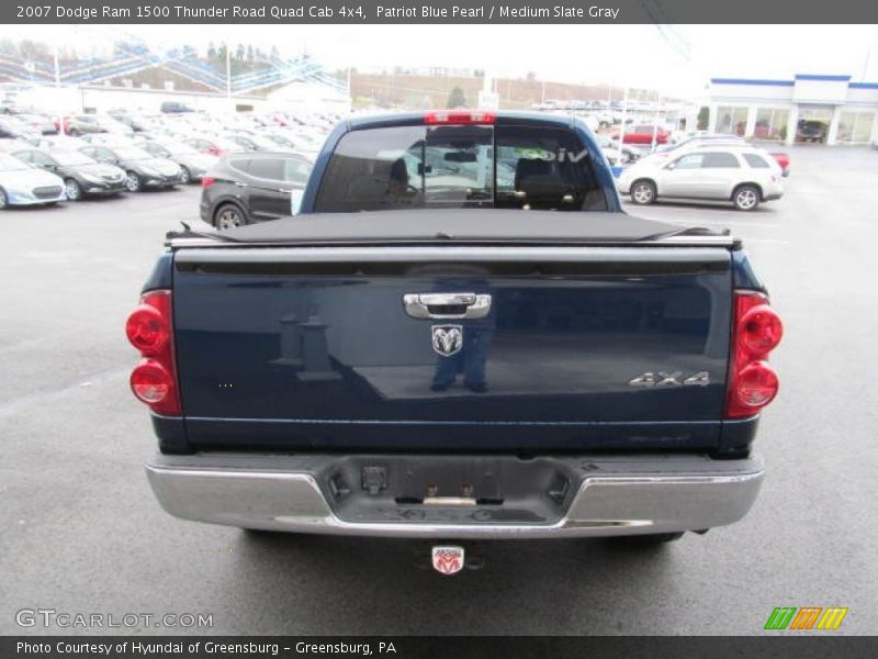 Patriot Blue Pearl / Medium Slate Gray 2007 Dodge Ram 1500 Thunder Road Quad Cab 4x4