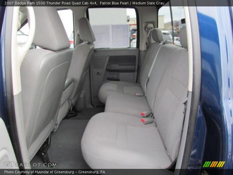 Rear Seat of 2007 Ram 1500 Thunder Road Quad Cab 4x4