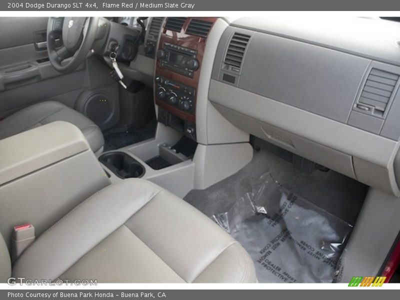 Flame Red / Medium Slate Gray 2004 Dodge Durango SLT 4x4