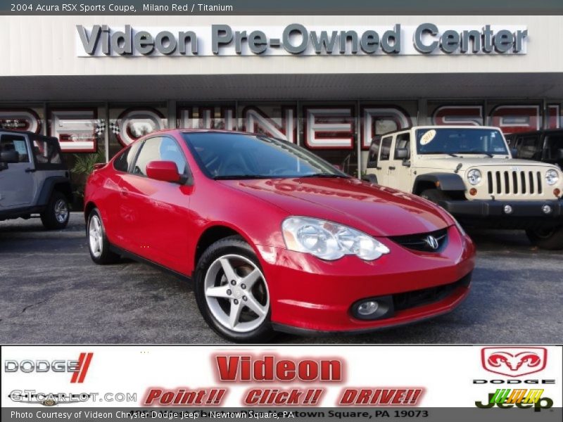 Milano Red / Titanium 2004 Acura RSX Sports Coupe