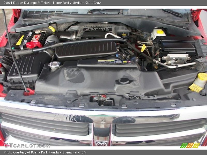 Flame Red / Medium Slate Gray 2004 Dodge Durango SLT 4x4