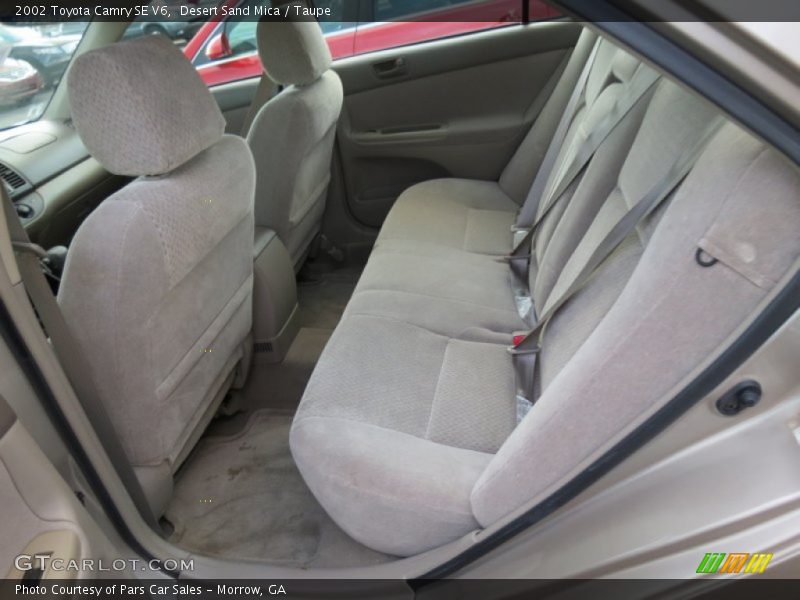Desert Sand Mica / Taupe 2002 Toyota Camry SE V6