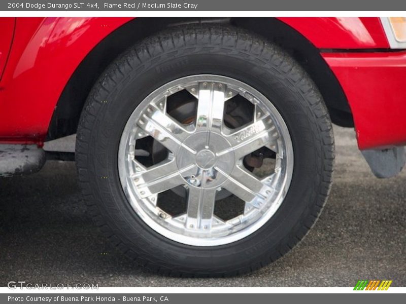 Flame Red / Medium Slate Gray 2004 Dodge Durango SLT 4x4