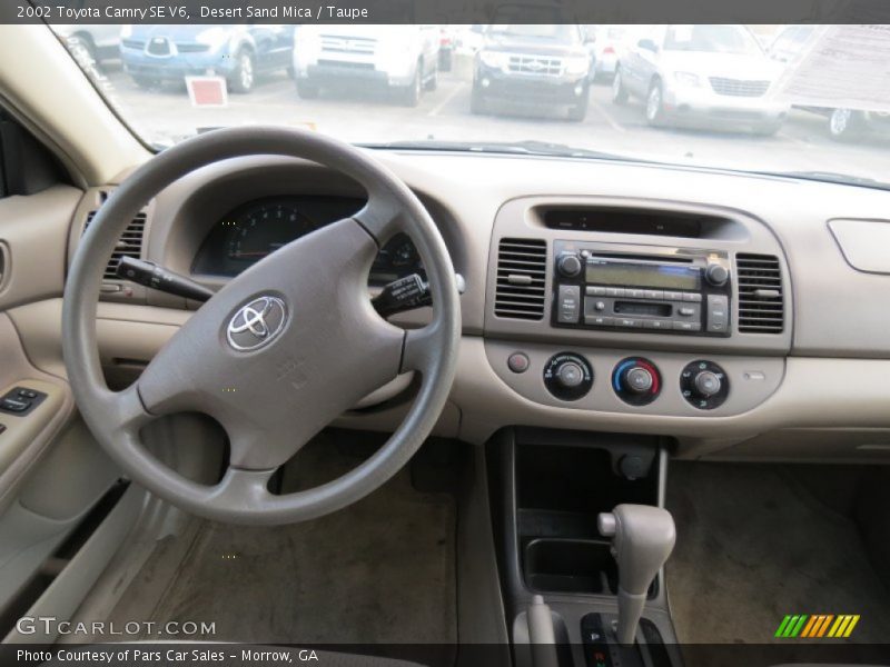 Desert Sand Mica / Taupe 2002 Toyota Camry SE V6