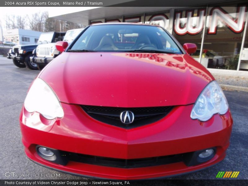 Milano Red / Titanium 2004 Acura RSX Sports Coupe