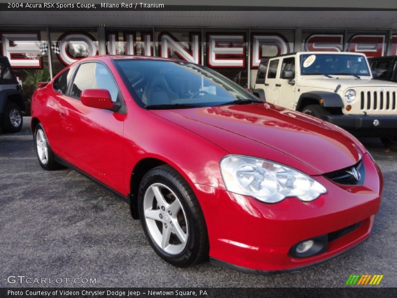 Milano Red / Titanium 2004 Acura RSX Sports Coupe