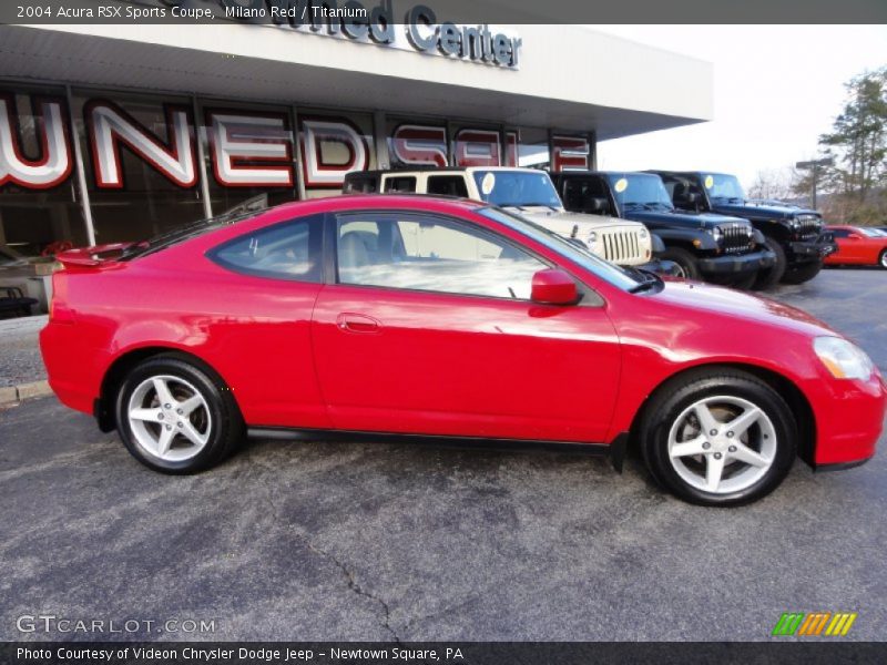 Milano Red / Titanium 2004 Acura RSX Sports Coupe