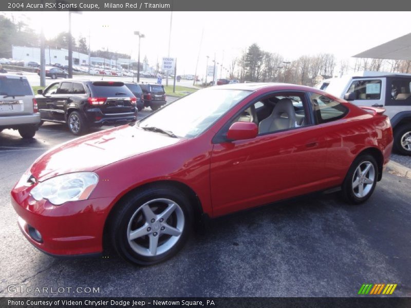 Milano Red / Titanium 2004 Acura RSX Sports Coupe