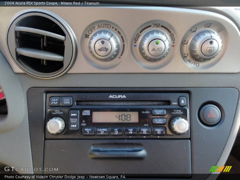 Milano Red / Titanium 2004 Acura RSX Sports Coupe