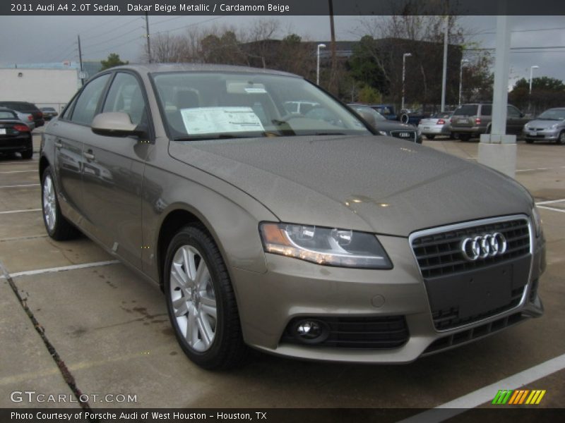 Dakar Beige Metallic / Cardamom Beige 2011 Audi A4 2.0T Sedan