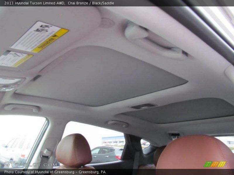 Chai Bronze / Black/Saddle 2013 Hyundai Tucson Limited AWD