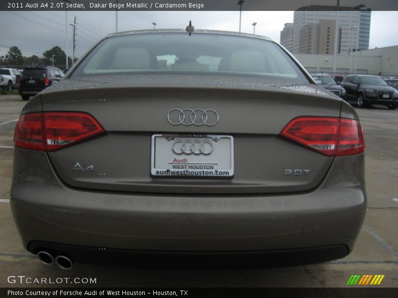 Dakar Beige Metallic / Cardamom Beige 2011 Audi A4 2.0T Sedan