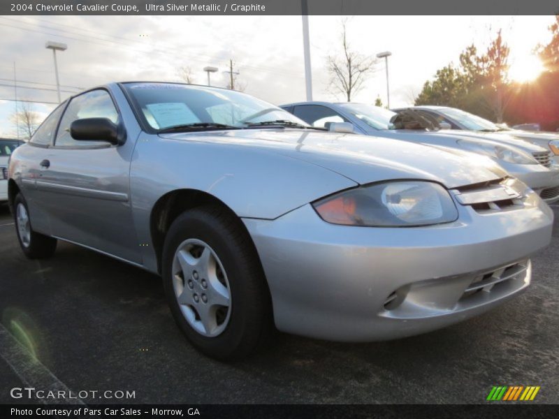 Ultra Silver Metallic / Graphite 2004 Chevrolet Cavalier Coupe